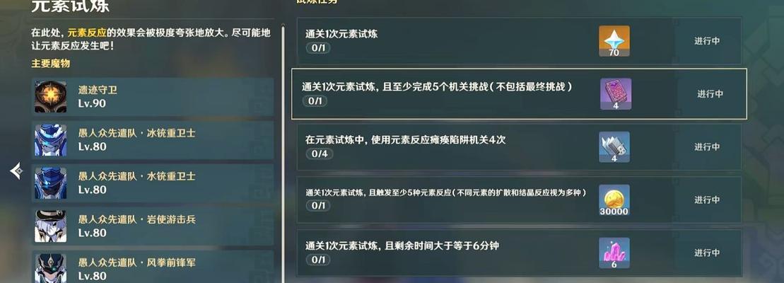 四种不同元素属性阵容带你轻松通关（四种不同元素属性阵容带你轻松通关）