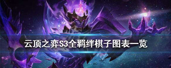 云顶之弈S6羁绊全览图，最新一览（掌握云顶之弈S6中羁绊的变化）
