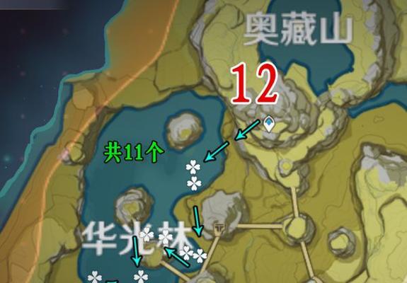 原神32劫波莲最佳采集路线一览(探索古遗迹)