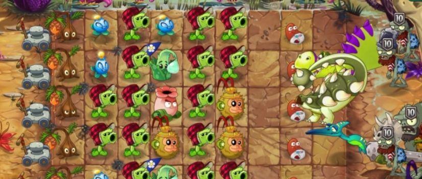 《植物大战僵尸2》游戏海盗第八关教程2星版（打败海盗船长）
