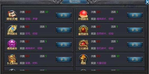 《最终王冠每日任务活跃度详解》（以游戏为主）