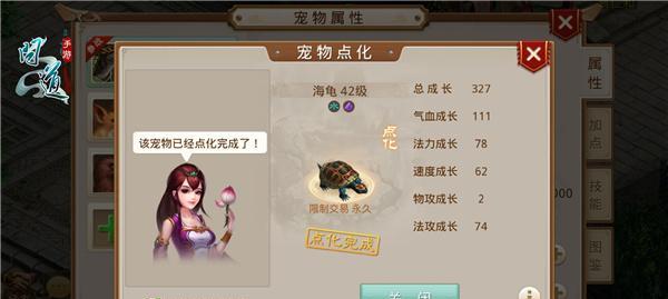 问道中点化宠物的具体步骤是什么？