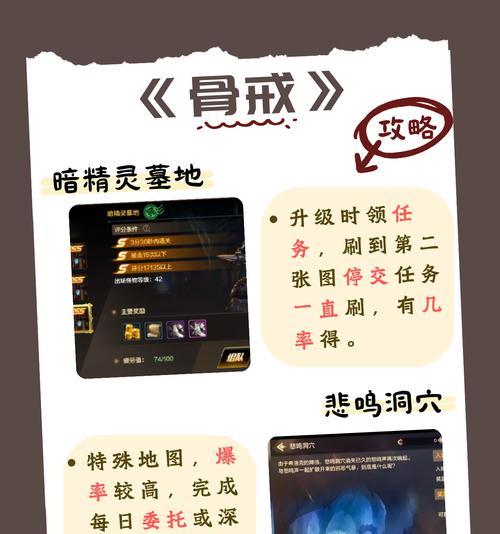 地下城勇士手游中骨戒在哪些地图中可以获取?
