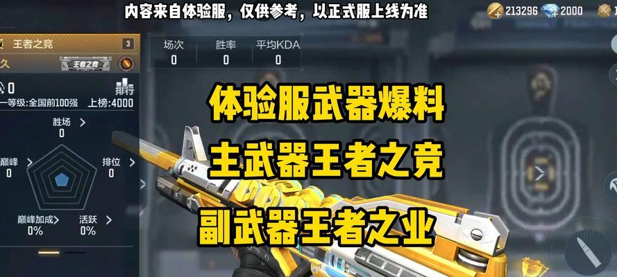 手游cf排位赛中必禁的武器有哪些？选择禁用武器的策略是什么？