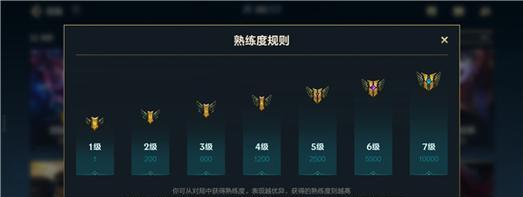 英雄联盟熟练度如何查看?显示方法是什么?