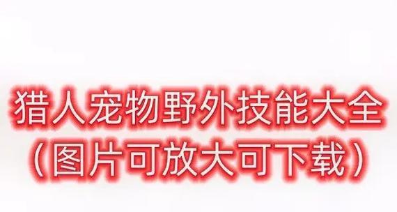 猎人寄养宠物的步骤是什么？