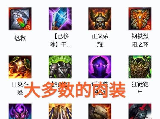 英雄联盟肉装盾的正确名称是什么？