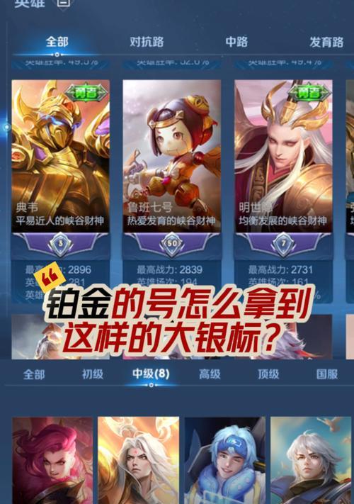 王者荣耀白标代表的等级是什么？
