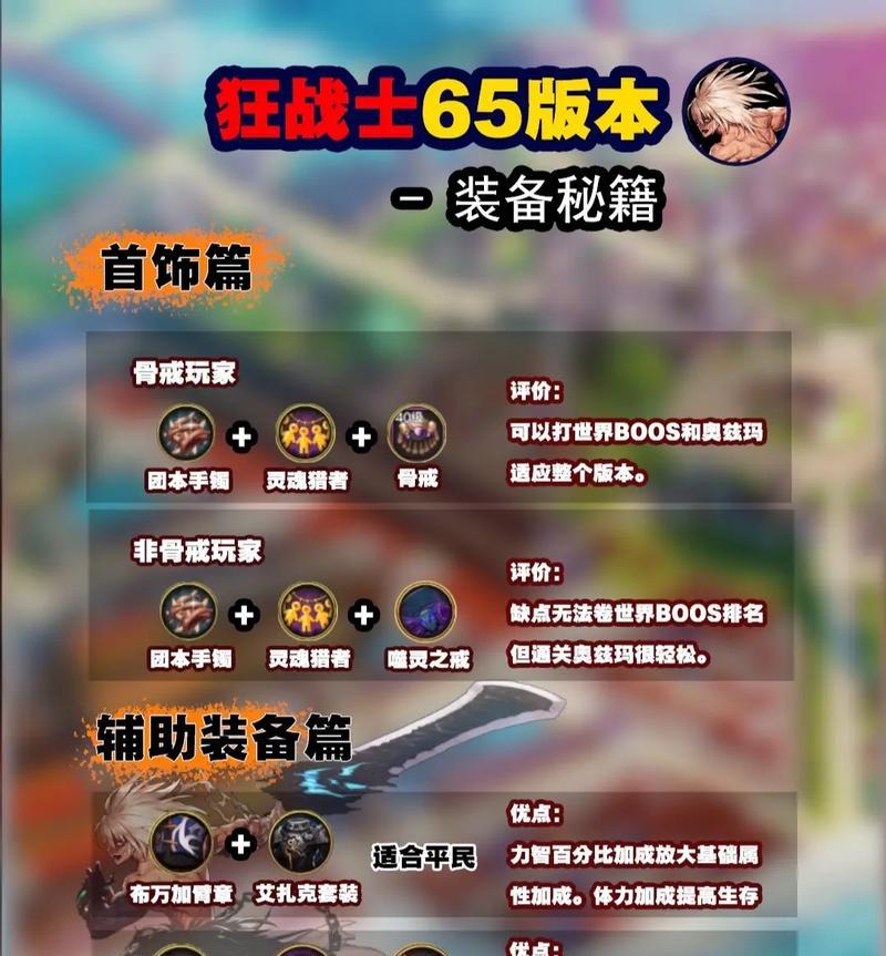 dnf狂战异界装备选择有哪些？如何搭配最有效？
