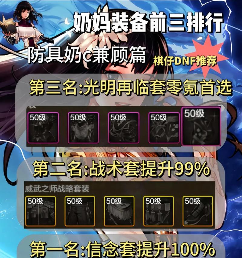 地下城神界版本装备喂养的推荐是什么？