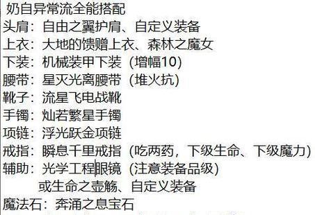 dnf中奶职业组队玩法是什么？有哪些注意事项？