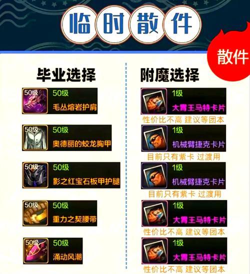 地下城装备选择指南有哪些？